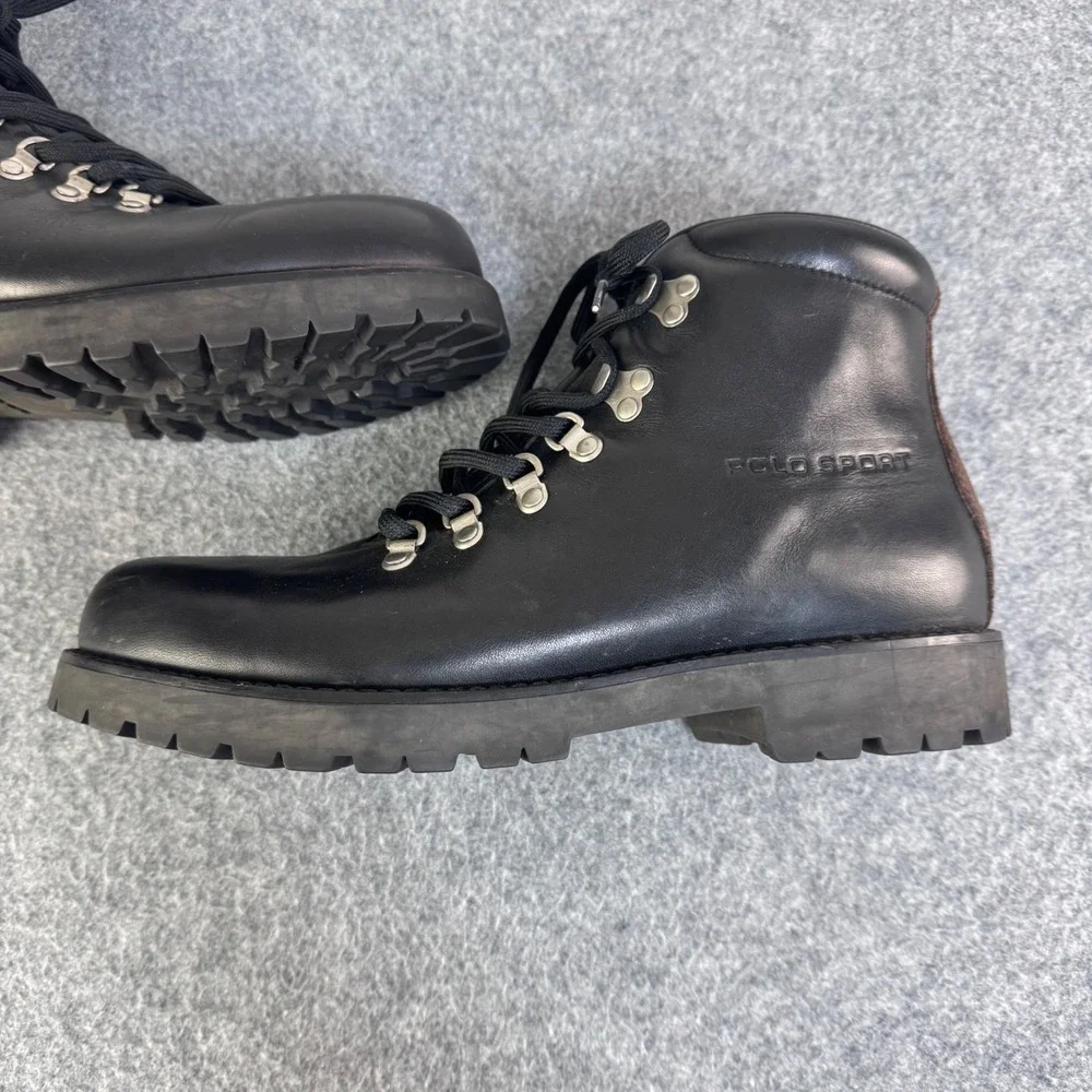 Vintage Polo Sport Ralph Lauren Acworth Calf Leather Hiking Boots Men's 11